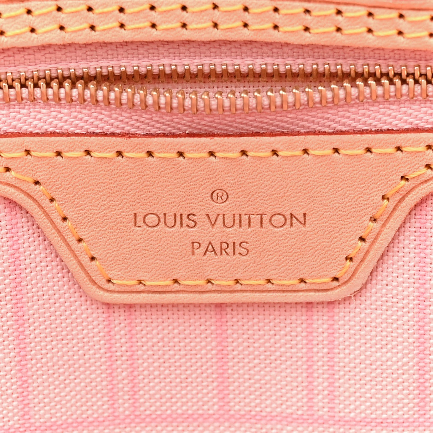 Damier Azur Neo Neverfull MM Rose Ballerine
