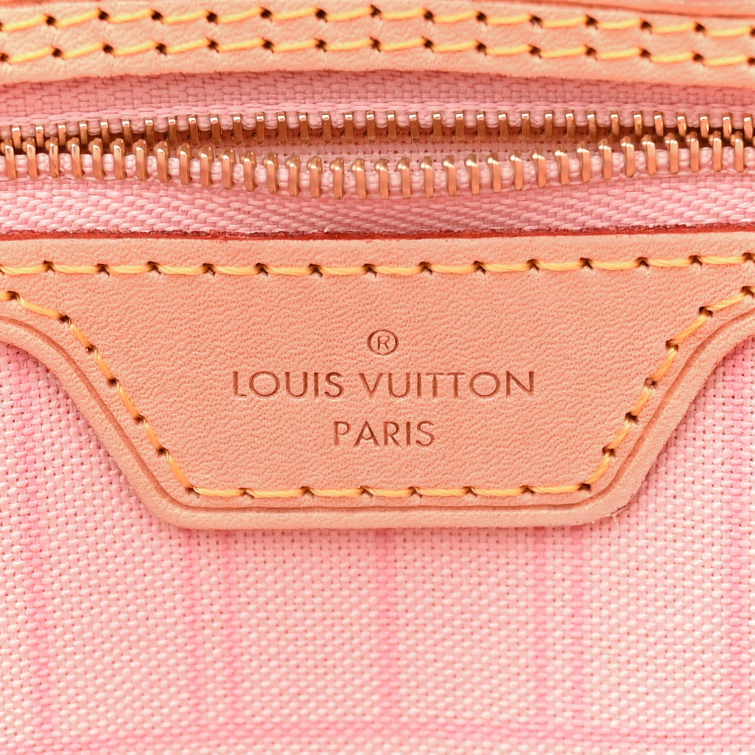 Louis Vuitton Damier Azur Neo Neverfull MM Rose Ballerine 7 of 10