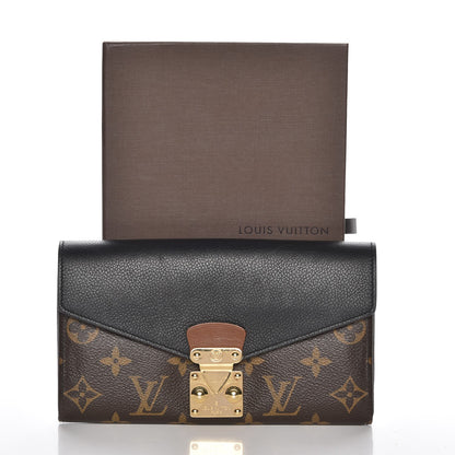 Louis Vuitton Monogram Pallas Wallet Black 9 of 9
