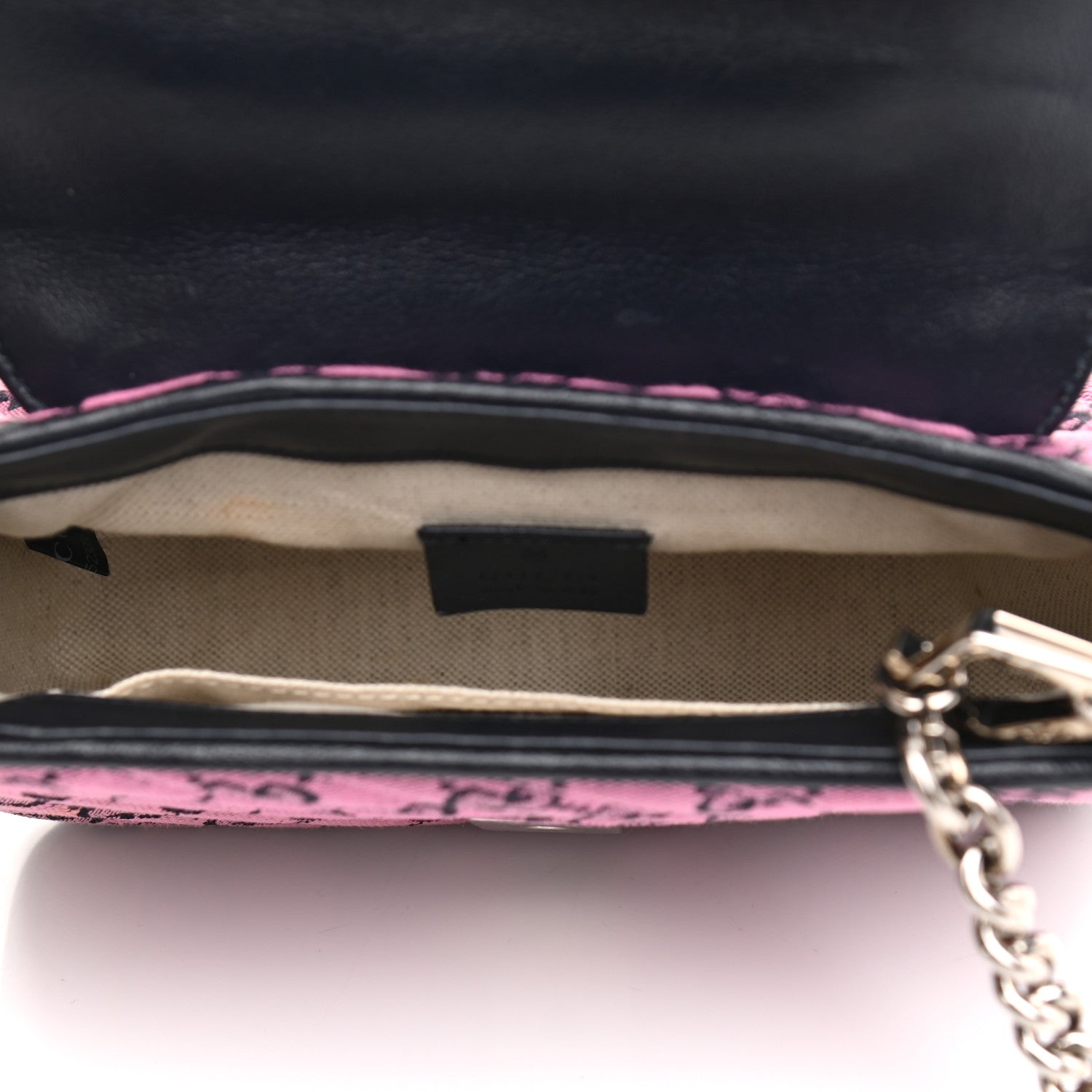 Gucci Monogram Multicolor Matelasse Diagonal Mini GG Marmont Top Handle Shoulder Bag Pink Blue 9 of 23