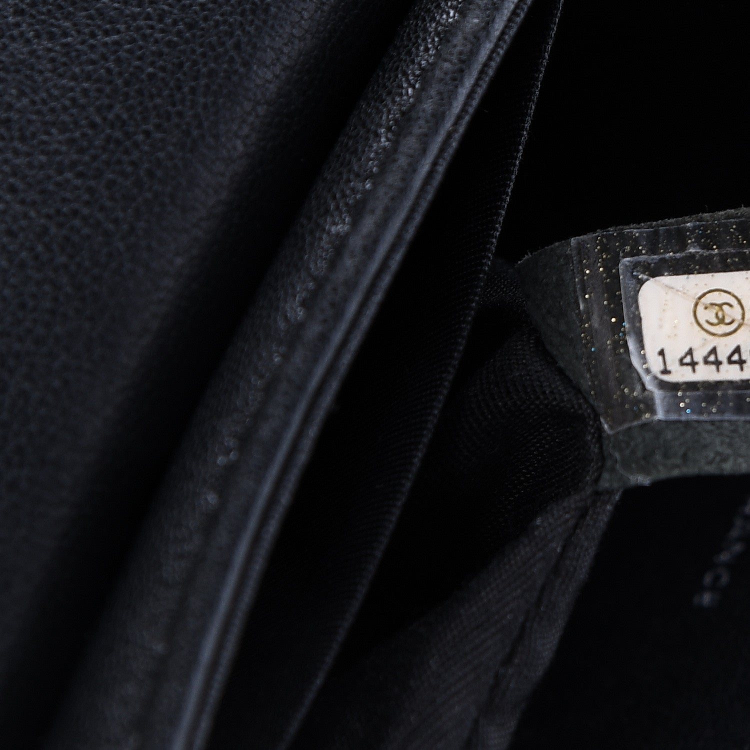 Chanel Lambskin Half Moon Wallet On Chain WOC Black 8 of 12
