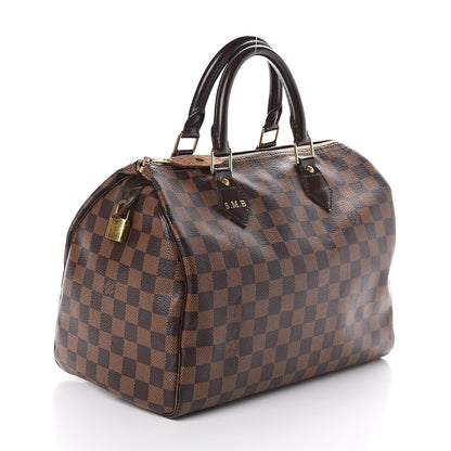 Louis Vuitton Damier Ebene Speedy 30 2 of 9