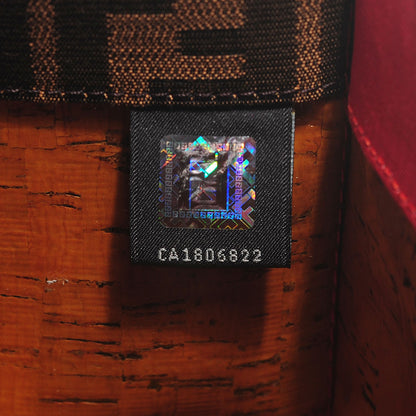 Fendi Nylon Zucca Shopping Tote Red 19 of 20