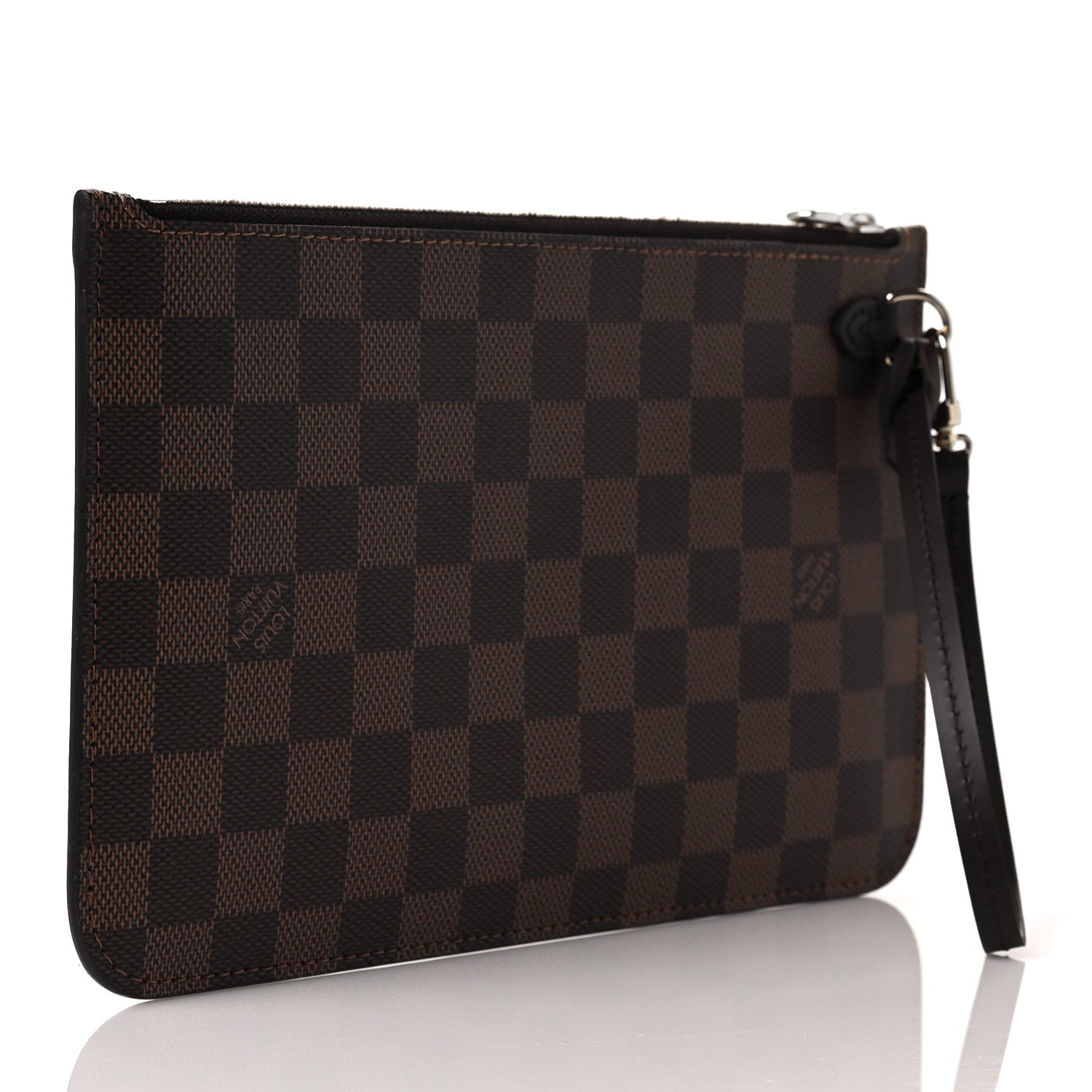 Louis Vuitton Damier Ebene Neverfull MM GM Pochette 3 of 8