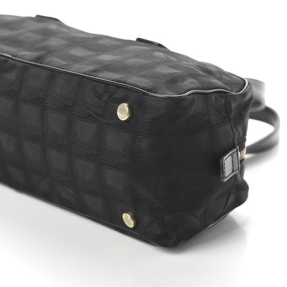 Chanel Nylon Travel Bowler Black 7 of 10