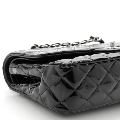 Chanel Patent Quilted Medium Double Flap Black 8 of 9