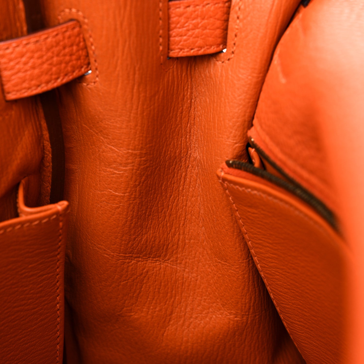 Hermes Togo Kelly Retourne 32 Orange 11 of 14