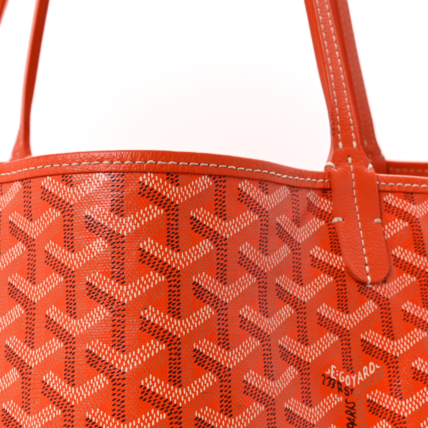 Goyard Goyardine Saint Louis GM Orange 7 of 9