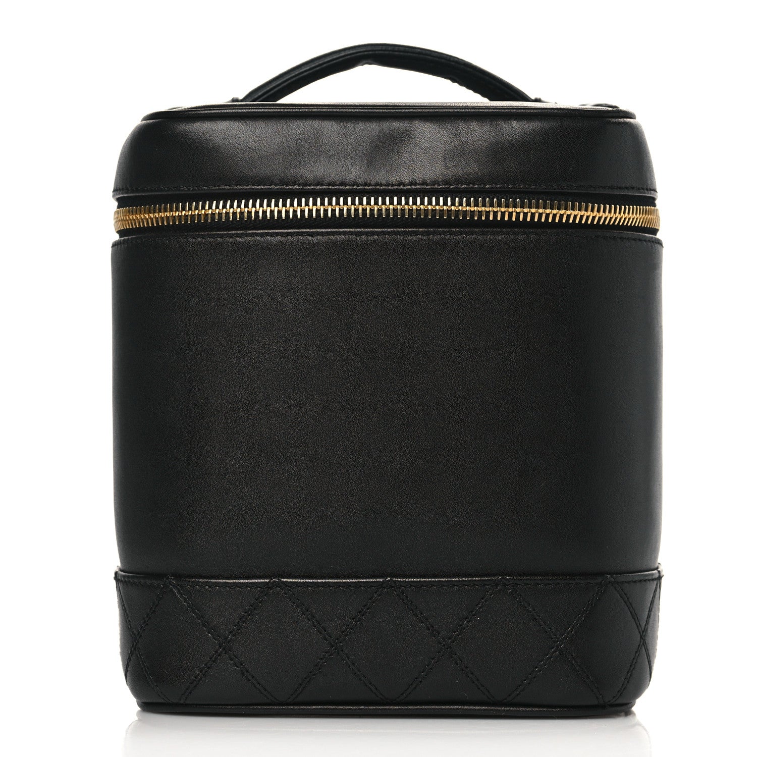 Chanel Lambskin Vanity Cosmetic Case Black 1 of 11