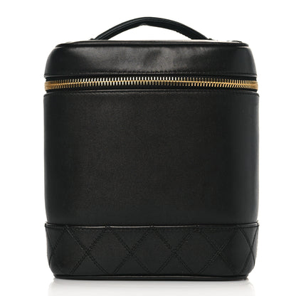 Chanel Lambskin Vanity Cosmetic Case Black 1 of 11