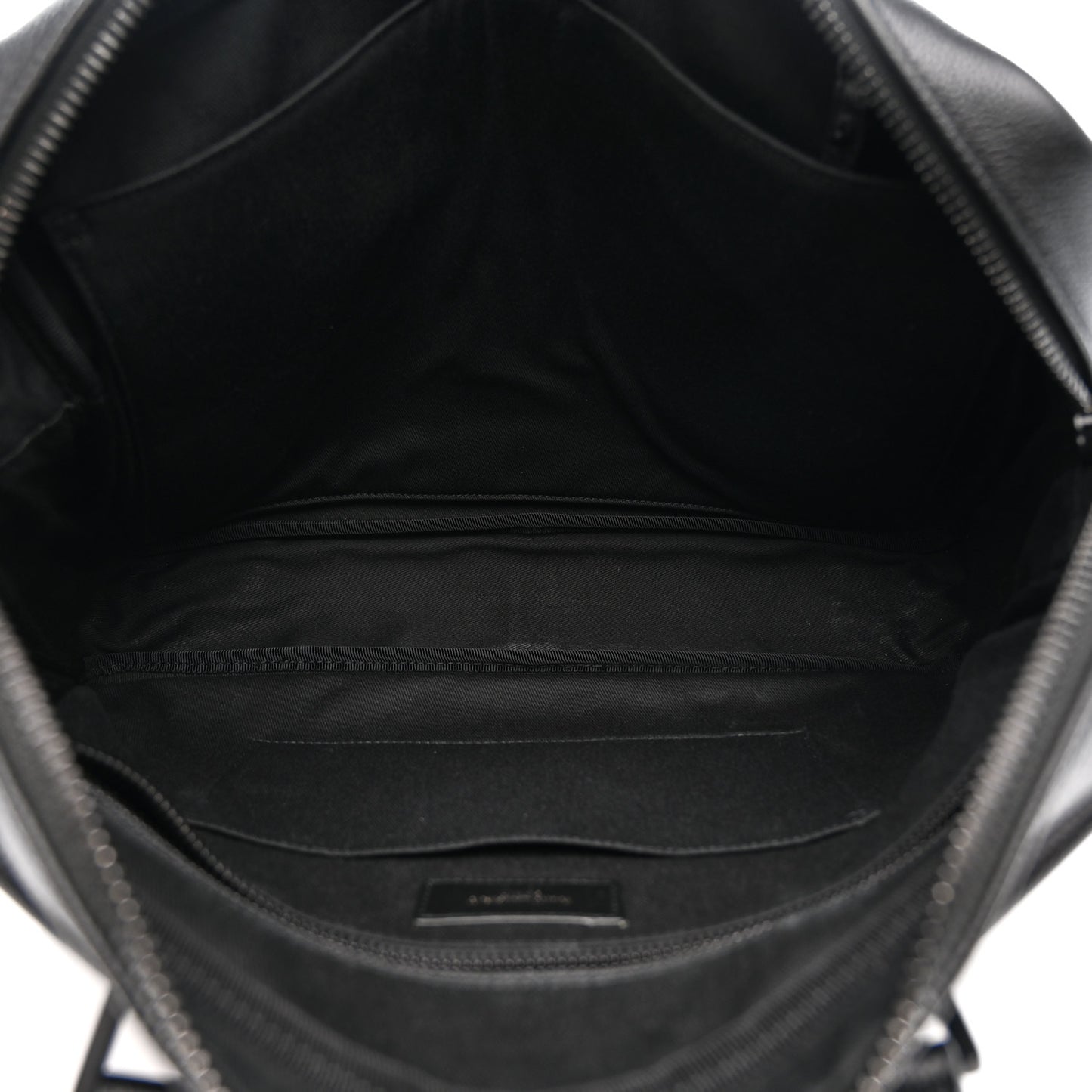 Grained Calfskin Sac De Jour Briefcase Black
