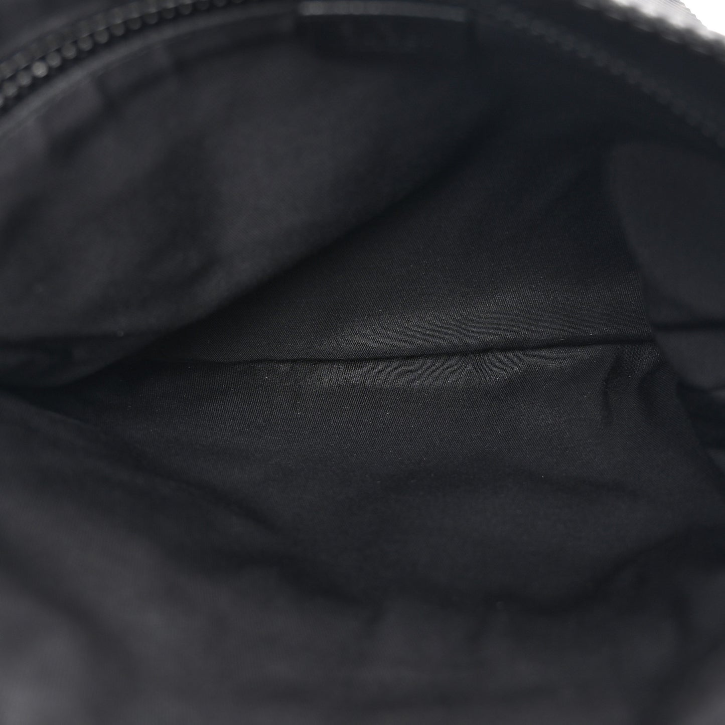 Nylon Monogram Small Flat Messenger Bag Black