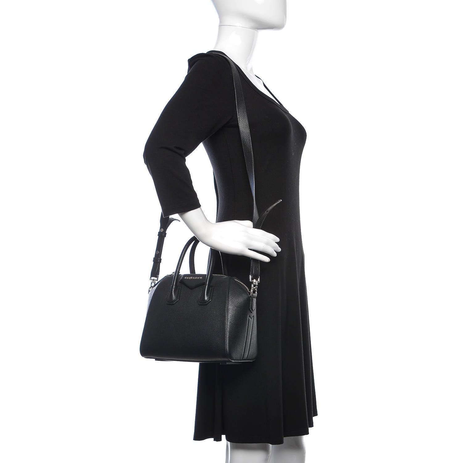 Givenchy Sugar Goatskin Mini Antigona Black 2 of 11