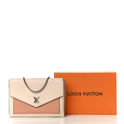 Louis Vuitton Soft Calfskin My Lockme Pochette Rose Silk Quartz 16 of 16