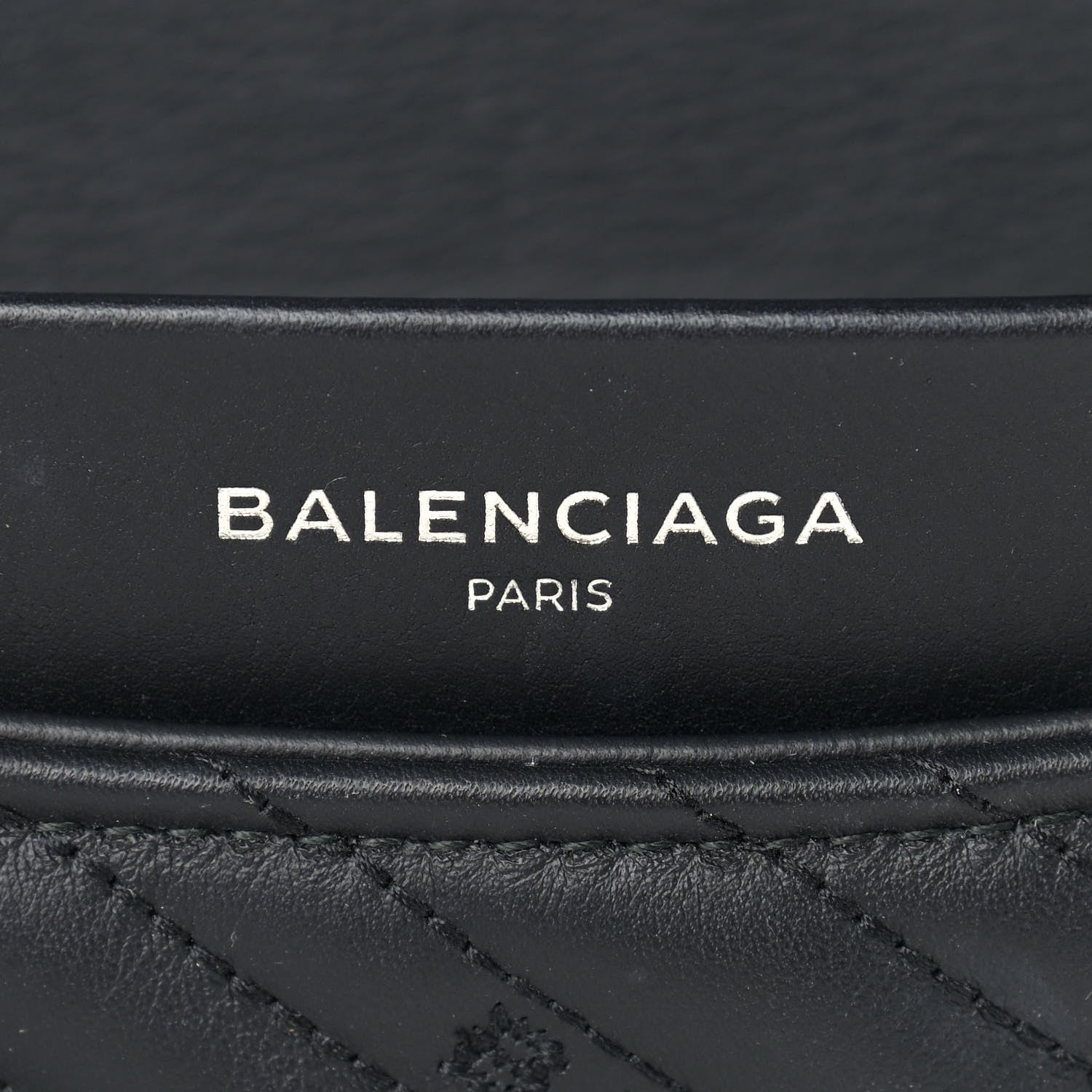 Balenciaga Calfskin Logo Matelasse Large BB Flap Chain Shoulder Bag Black 6 of 11