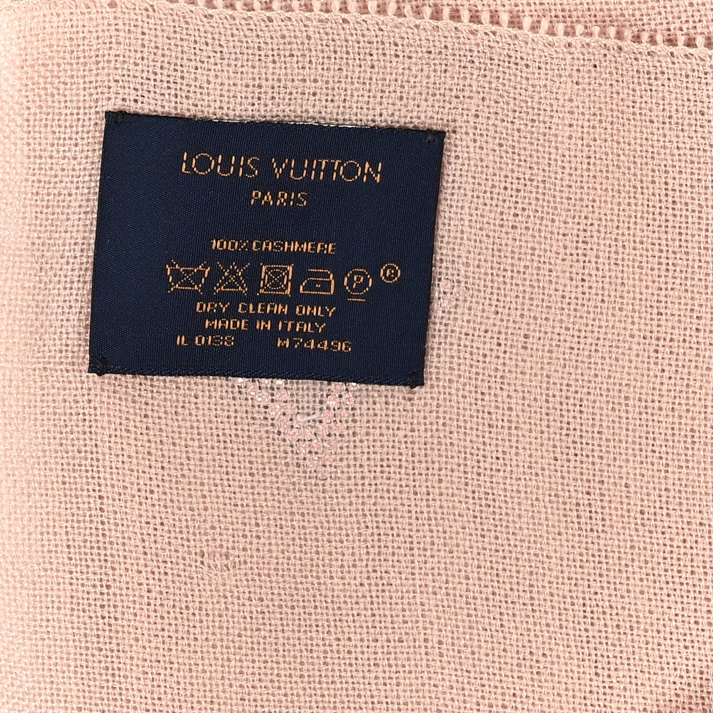 Cashmere Swarovski Crystal Monte Carlo Stole Rose Pale