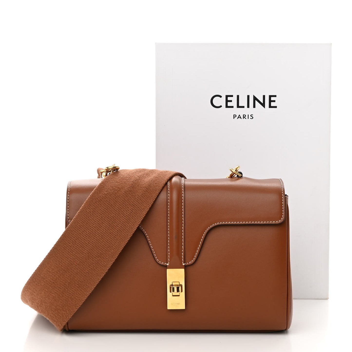 Smooth Calfskin Teen Soft 16 Shoulder Bag Tan