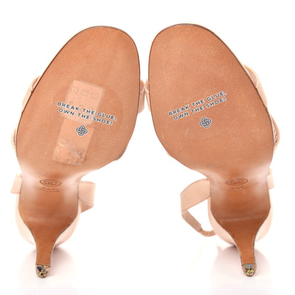Chanel Lambskin Logo Slingback Sandals 39.5 Beige 6 of 11