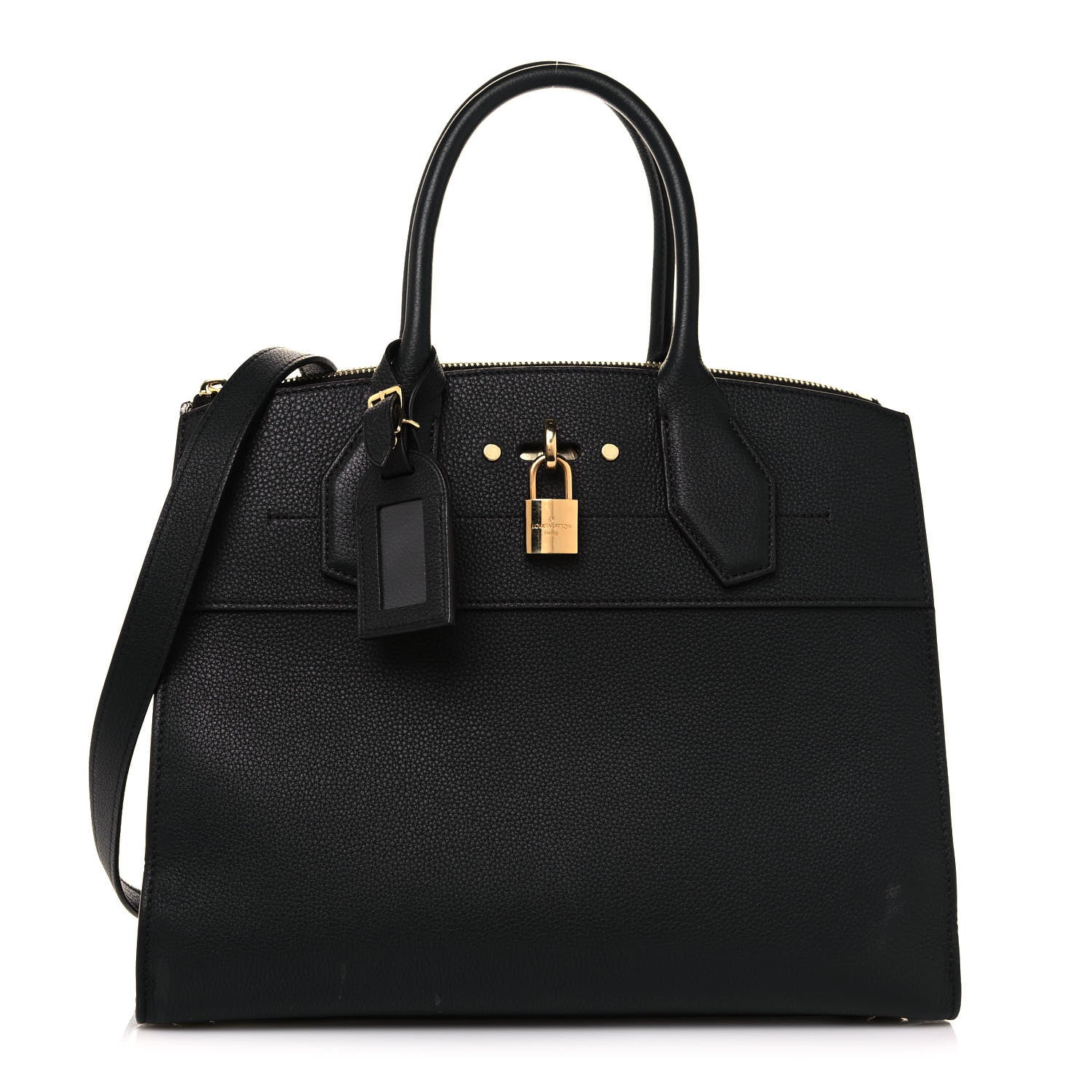 Louis Vuitton Taurillon City Steamer PM Black 1 of 12