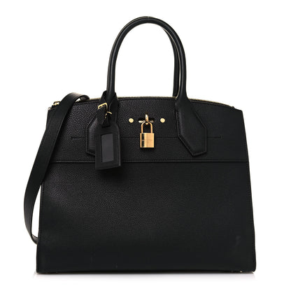 Louis Vuitton Taurillon City Steamer PM Black 1 of 12