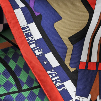 Hermes Silk Steeple Chase Scarf 90 5 of 6