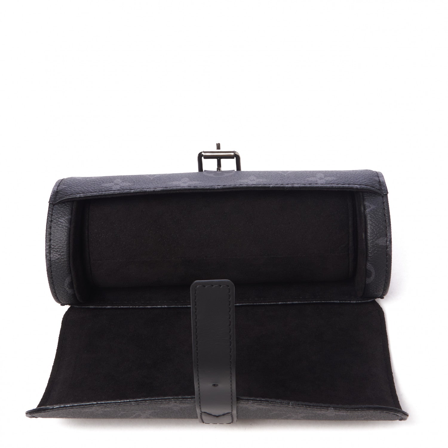 Louis Vuitton Monogram Eclipse 3 Watch Travel Case 6 of 8