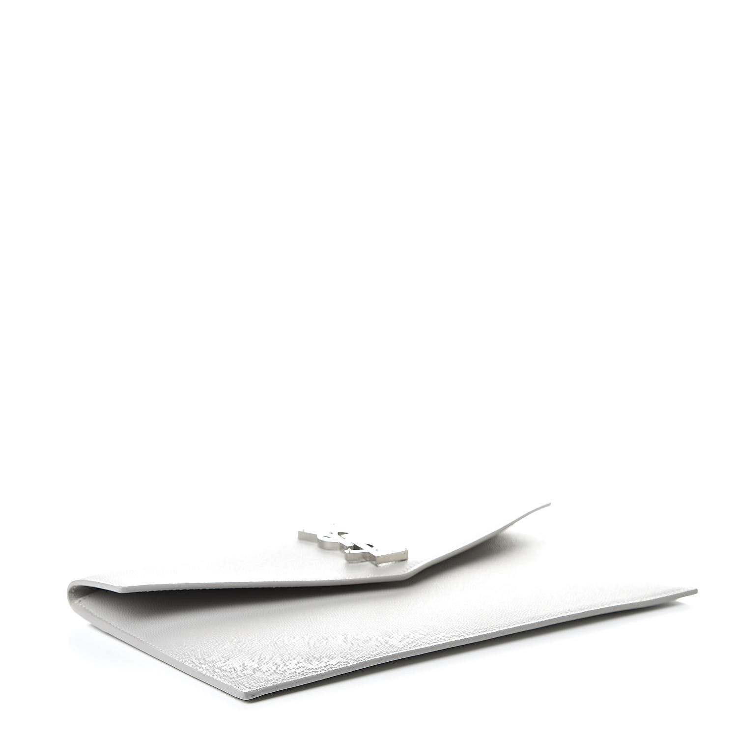Saint Laurent Grain De Poudre Uptown Pouch Granite 4 of 8