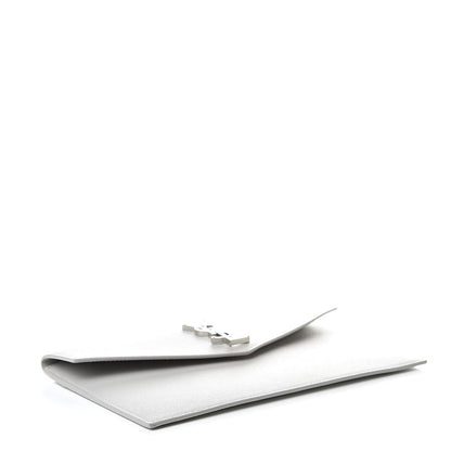 Saint Laurent Grain De Poudre Uptown Pouch Granite 4 of 8