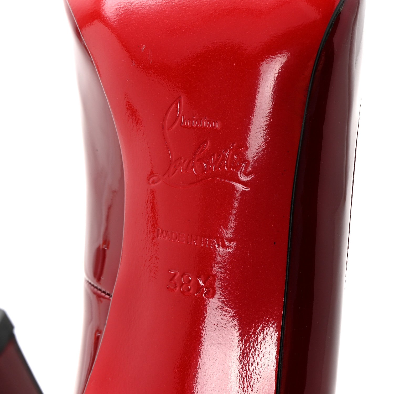 Christian Louboutin Patent You You 100 Pumps 38.5 Rouge 7 of 8
