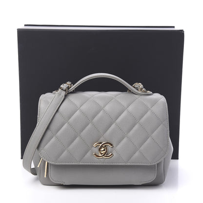 Chanel Caviar Quilted Medium Business Affinity Flap Grey 10 of 10