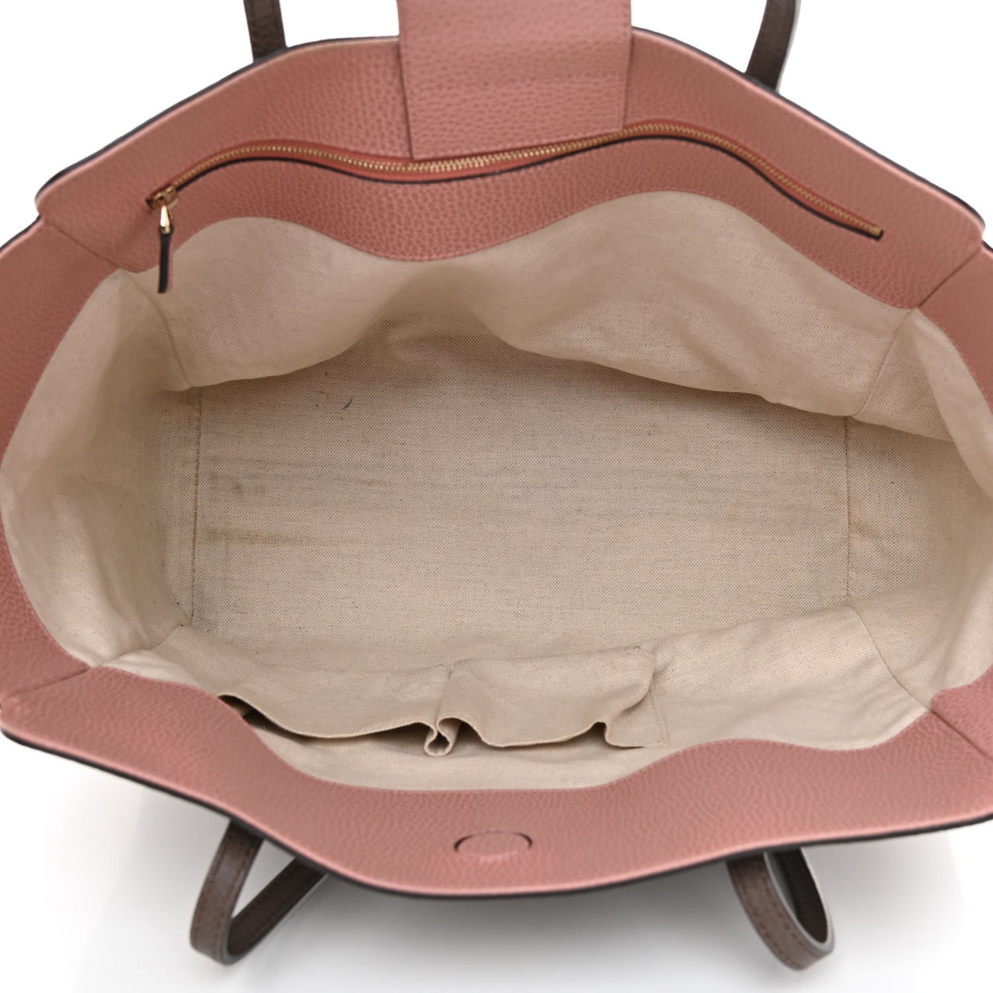 Dollar Calfskin Medium Swing Tote Grey Field Soft Pink
