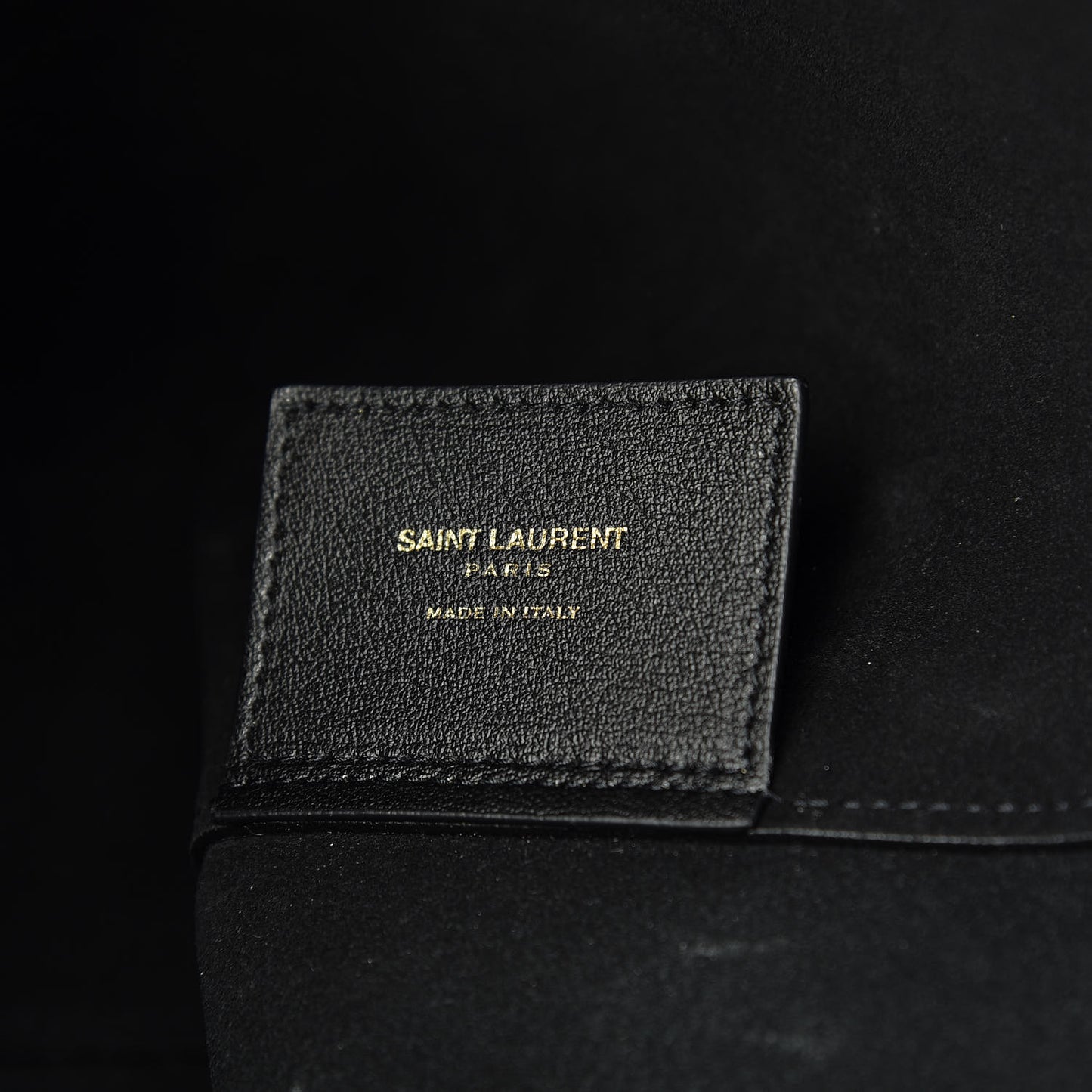 Calfskin Large Shopping Tote Black