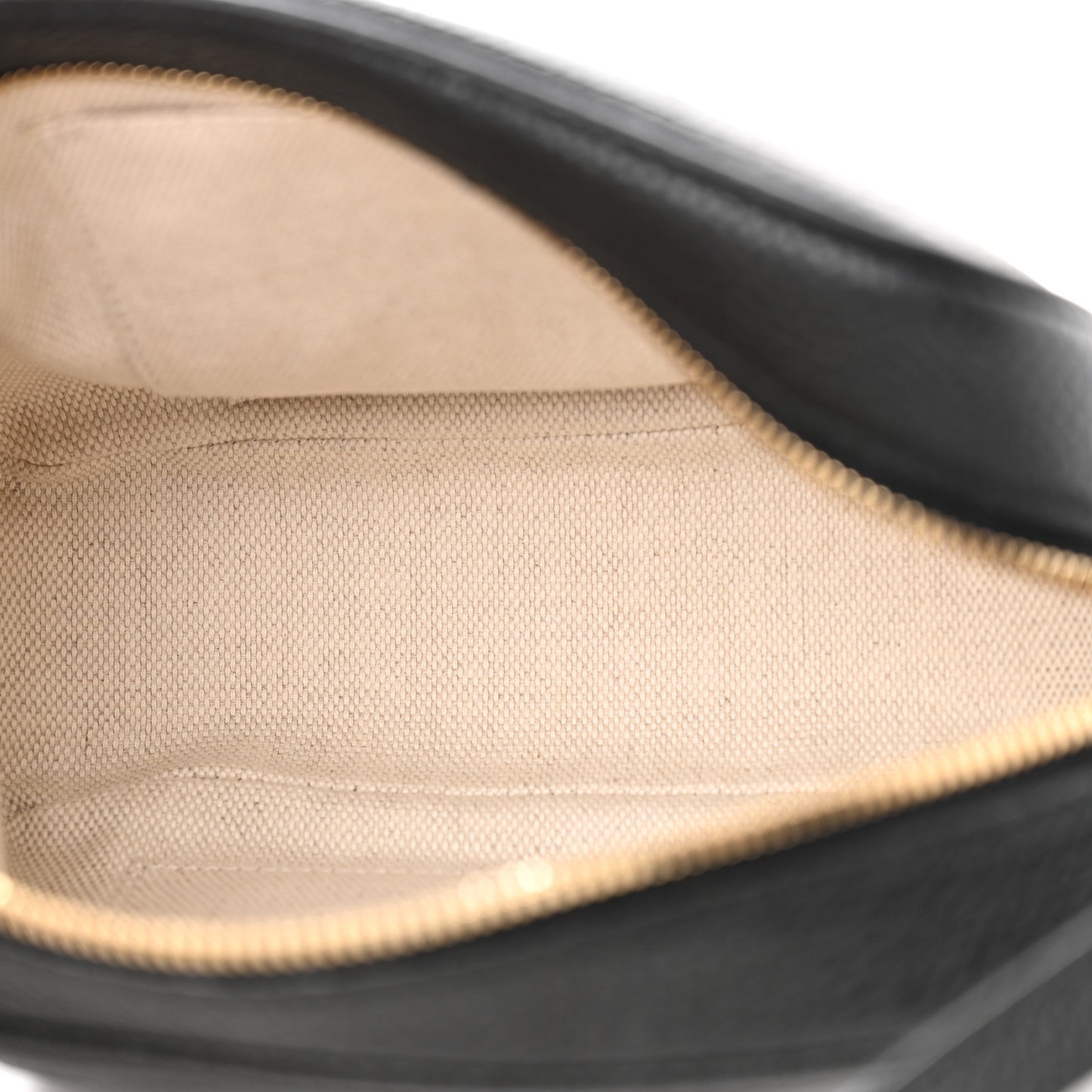 Pebbled Calfskin Small Soho Disco Bag Black