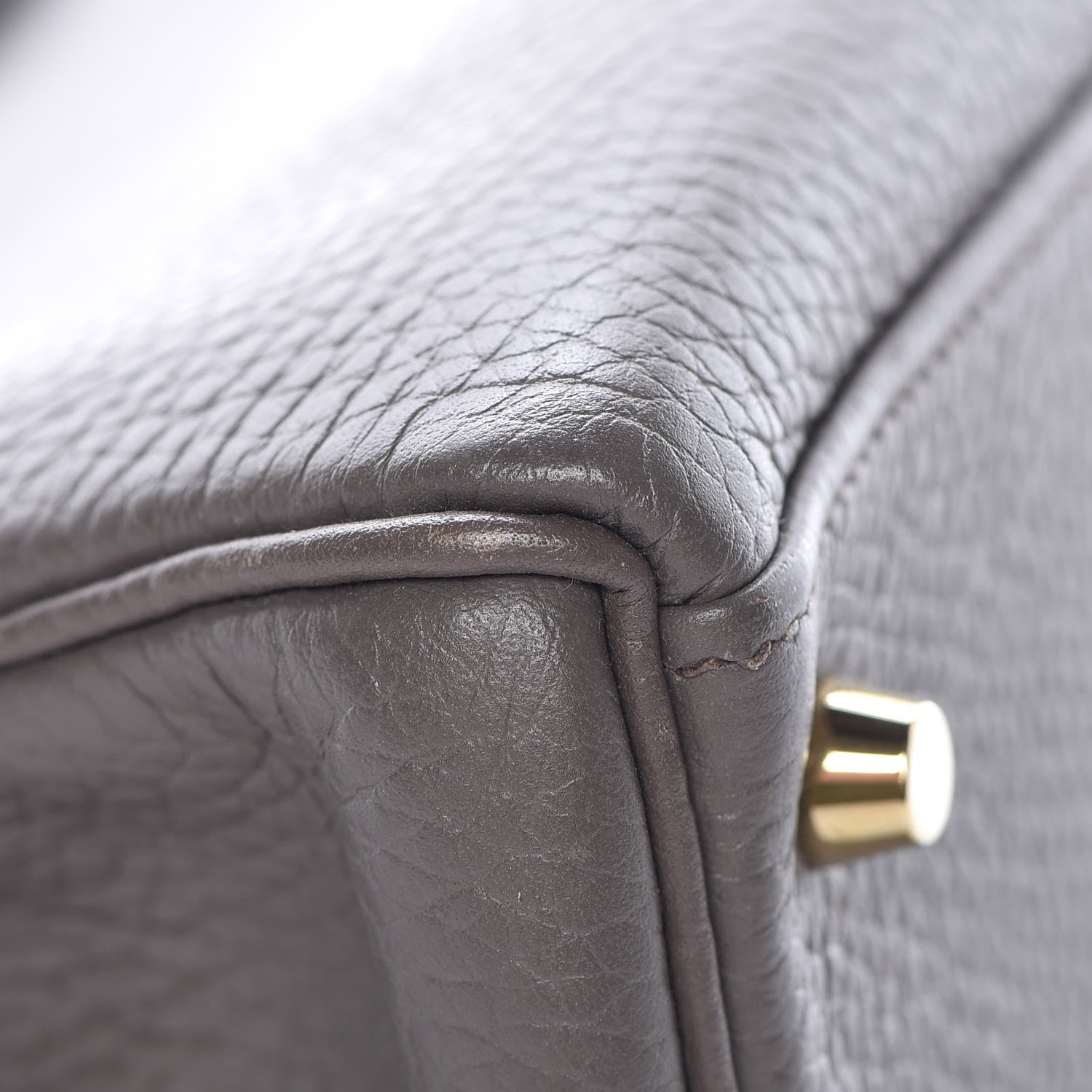 Hermes Taurillon Clemence Kelly Retourne 28 Etain 36 of 42