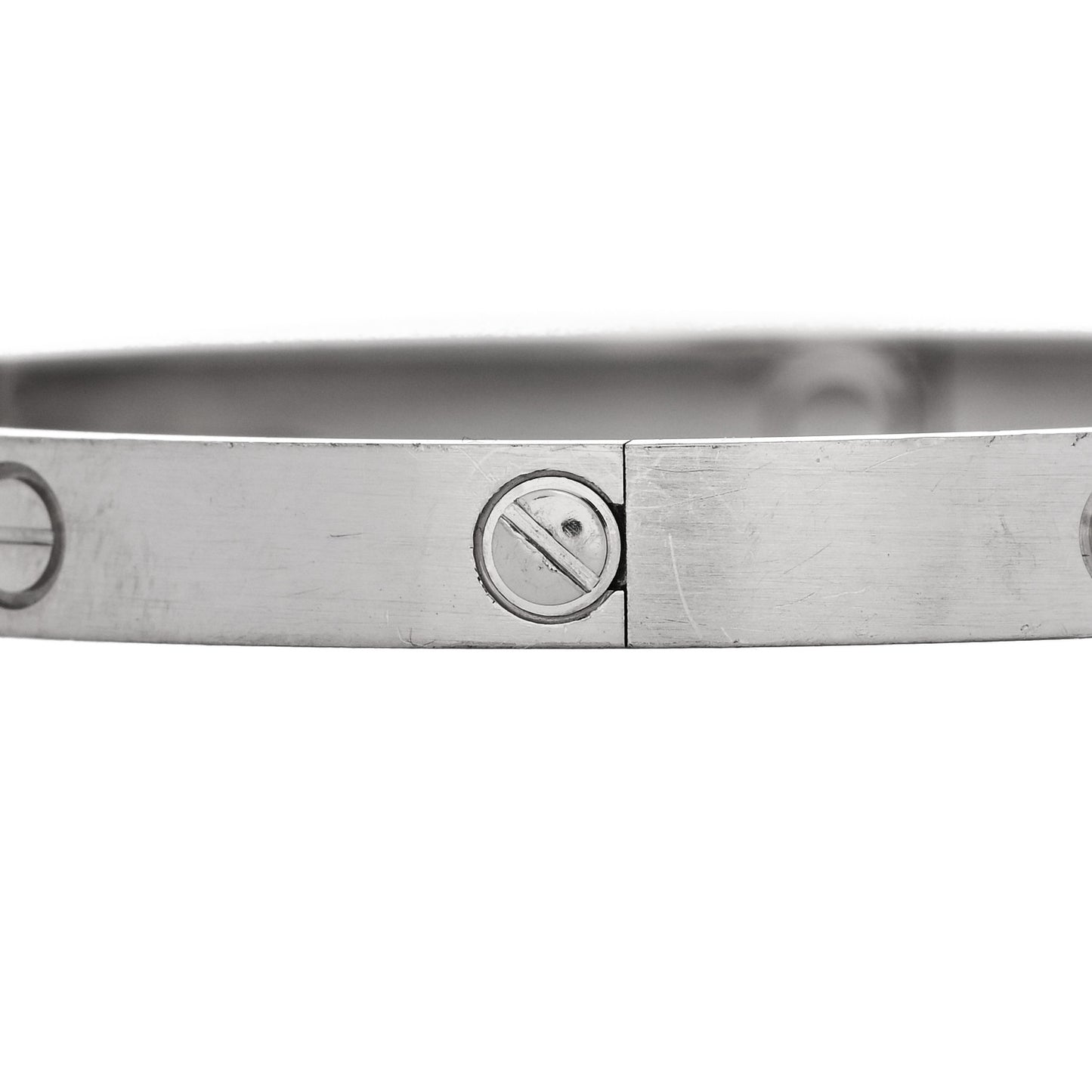 18K White Gold LOVE Bracelet 21
