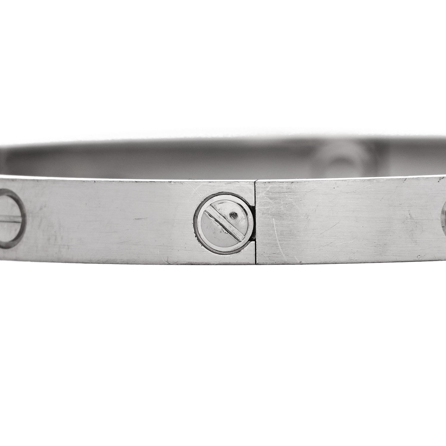 Cartier 18K White Gold LOVE Bracelet 21 4 of 9