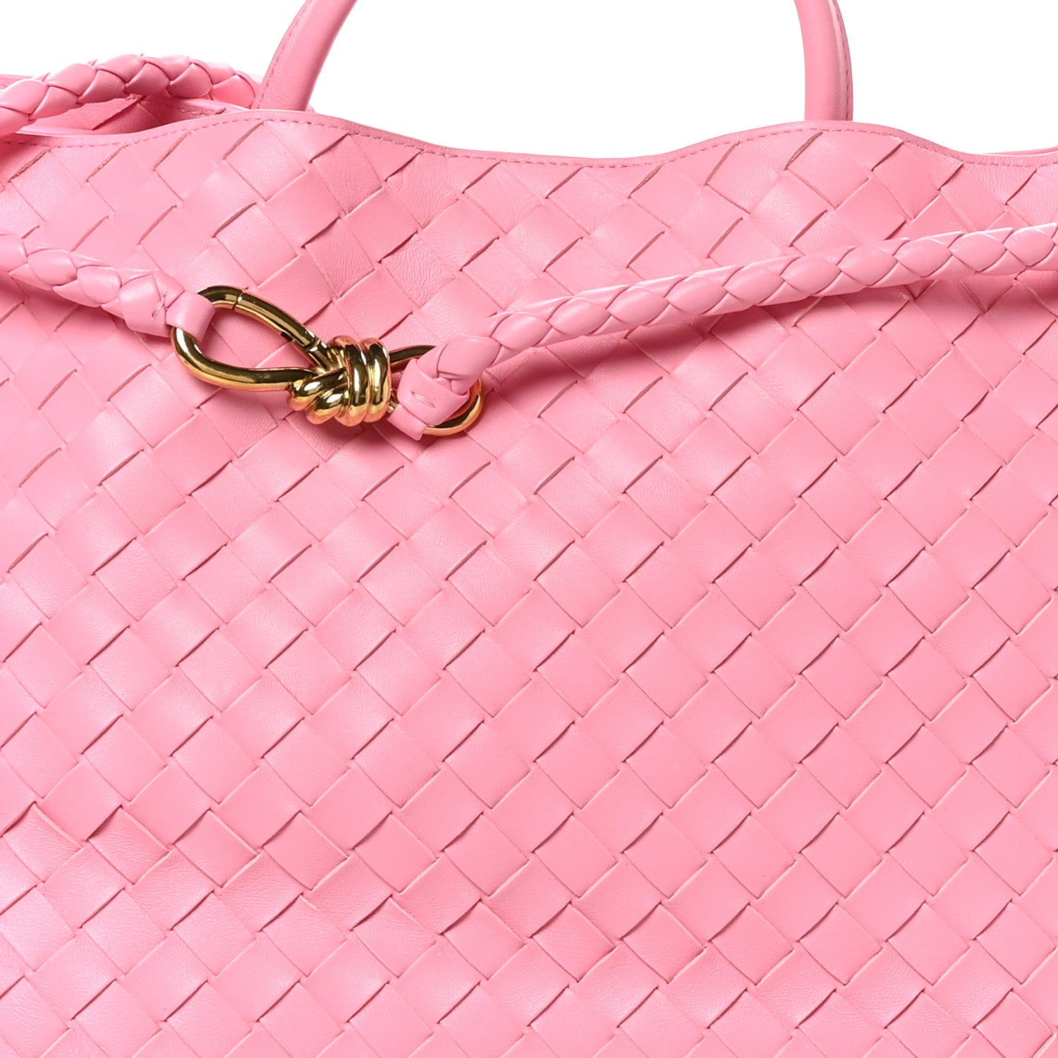 Bottega Veneta Nappa Intrecciato Large Andiamo Shoulder Bag Ribbon 7 of 9