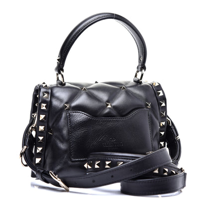 Valentino Garavani Nappa Mini Candystud Top Handle Bag Black 3 of 10