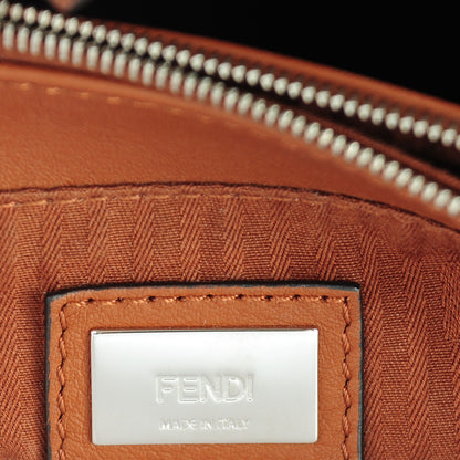 Fendi Vitello Elite Petite 2Jours Tote Walnut 6 of 8