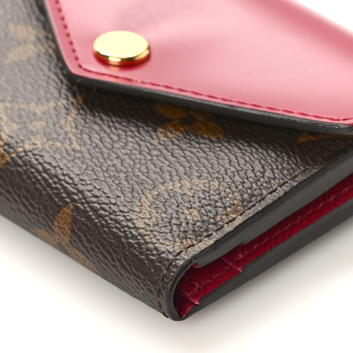 Monogram Zoe Wallet Fuchsia