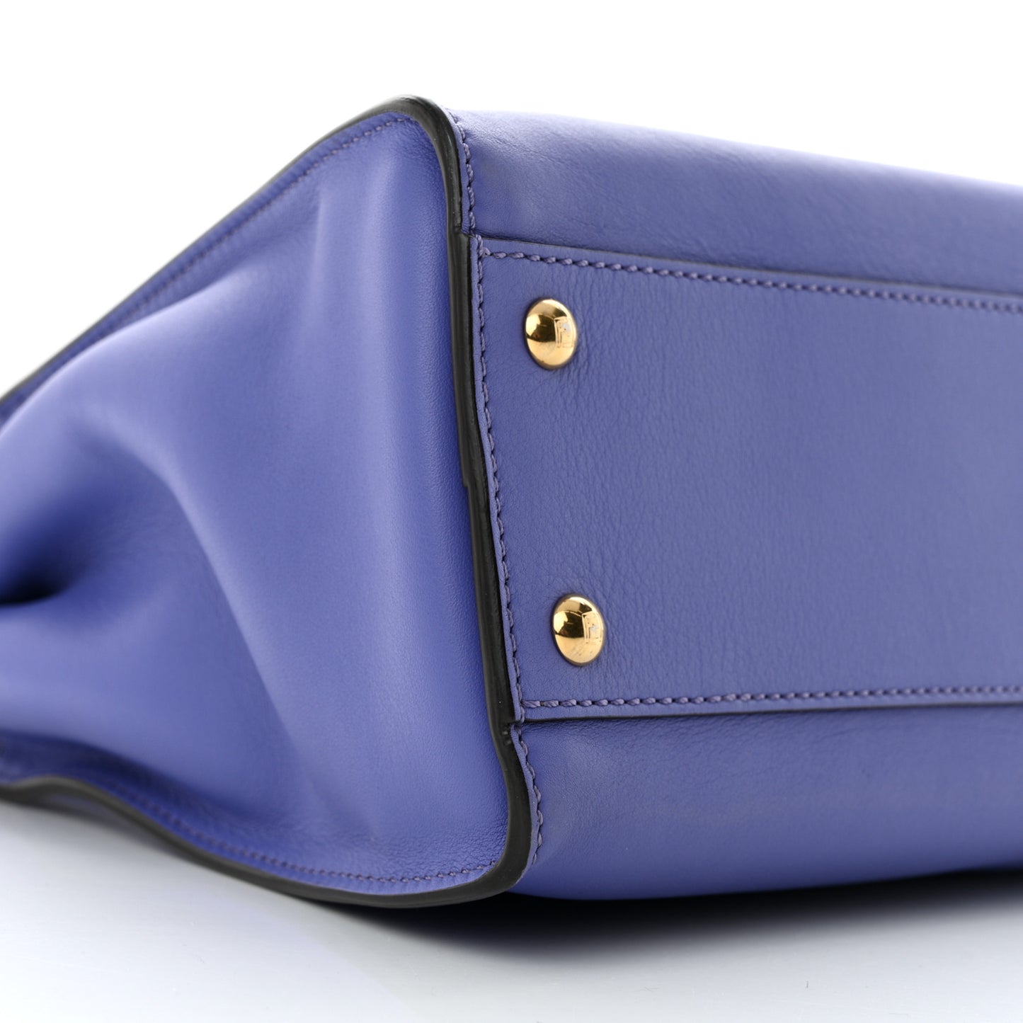 Vitello Seta Medium Peekaboo Iconic Satchel Viola Cassis