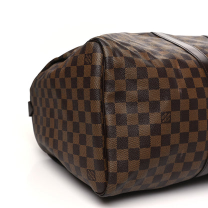 Louis Vuitton Damier Ebene Keepall 50 7 of 9