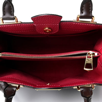 Louis Vuitton Damier Ebene Cuir Taurillon Brittany Wine 4 of 6