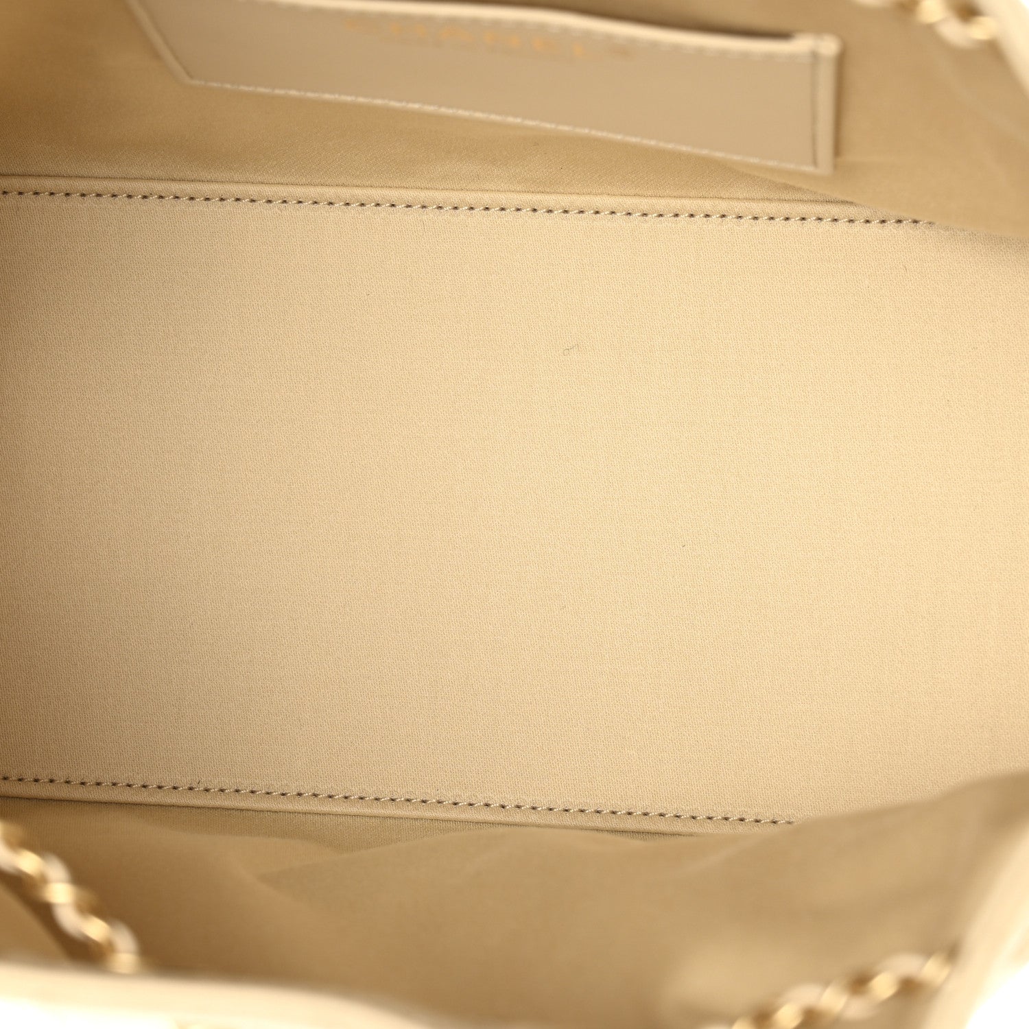 Chanel Caviar Quilted Small Chanel 25 Handbag Beige 5 of 10