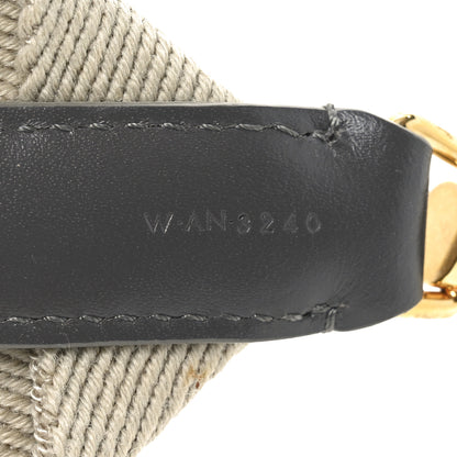 Celine Canvas Striped Strap Natural Grey 5 of 5