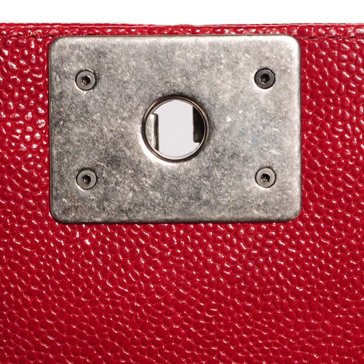 Chanel Caviar Quilted New Medium Boy Flap Dark Red 9 of 9