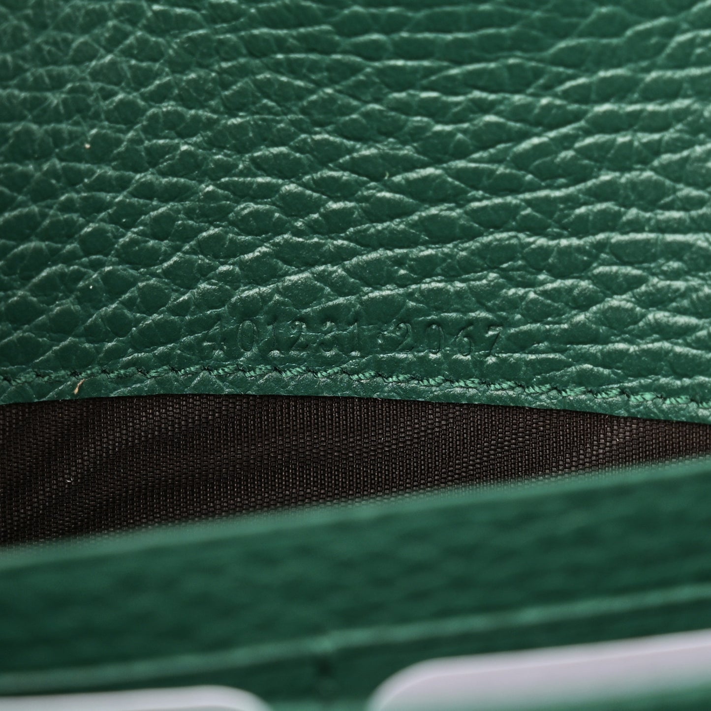 Calfskin Mini Dionysus Chain Wallet Emerald