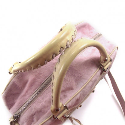 Balenciaga Pony Hair City Box Bag Pink 5 of 8