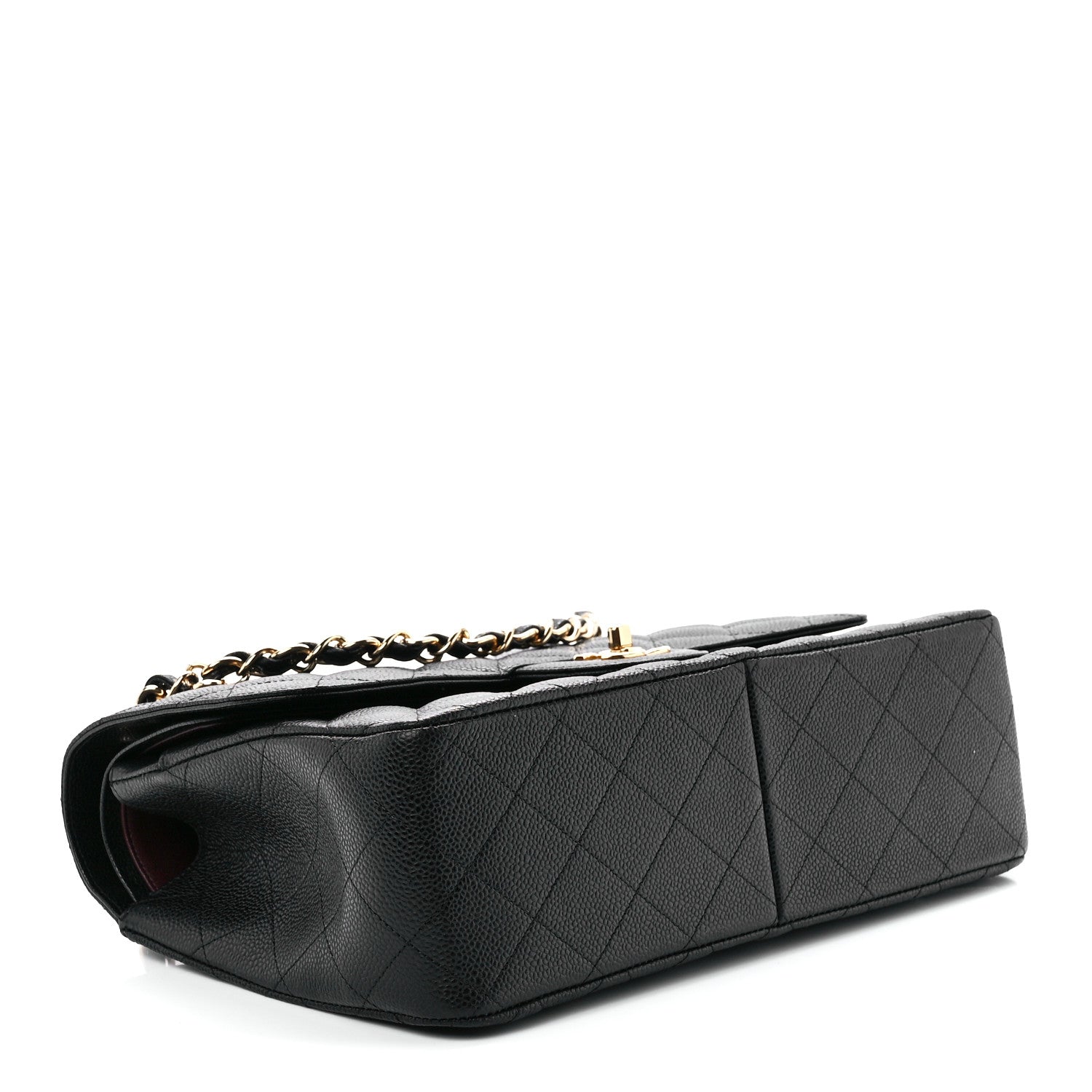 Chanel Caviar Quilted Jumbo Double Flap Black 4 of 12