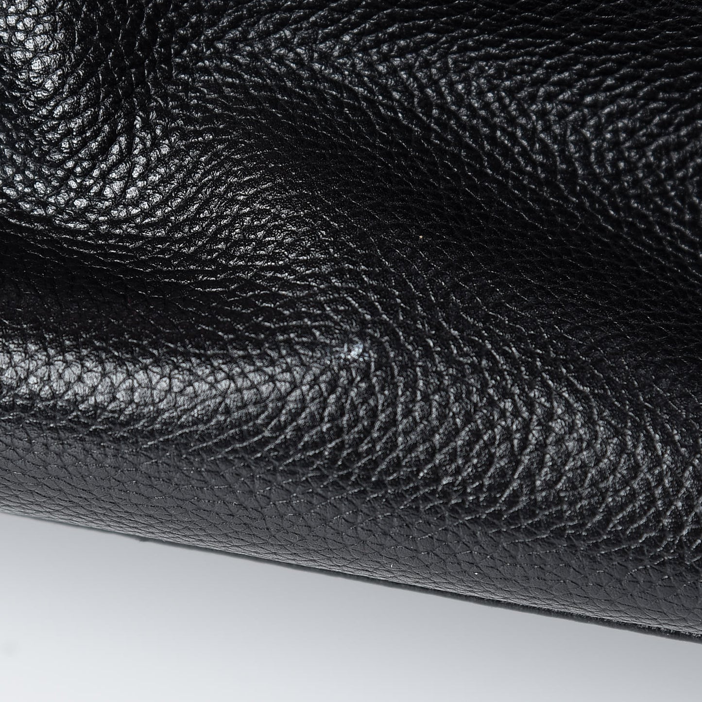 Calfskin Cerf Executive Shopper Tote Black